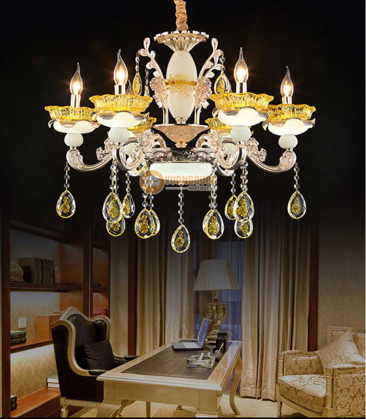 Đèn chùm pha lê nến trang trí nhập khẩu CM226-6